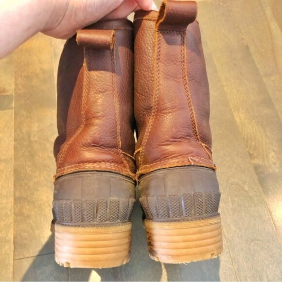 KAMIK Women Genuine Leather Brown Rubber Waterproof Outdoor Winter Boots Booties - Picture 9 of 12